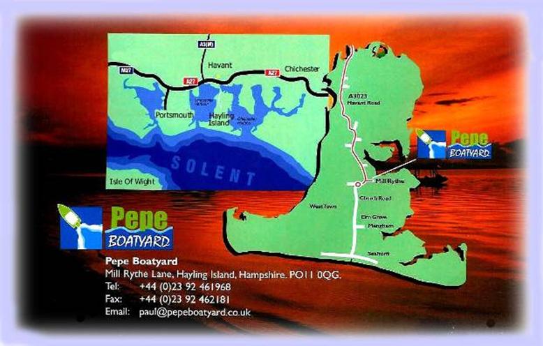Map with directions.